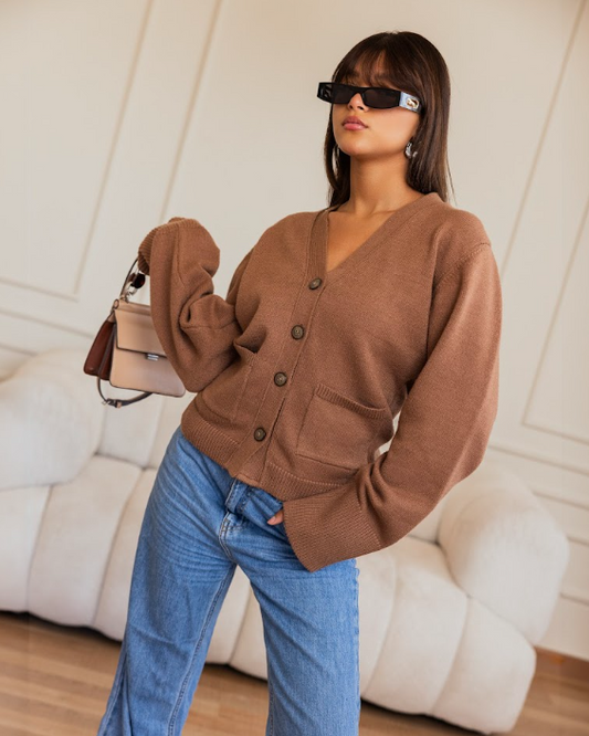 Knit Cardigan With Buttons